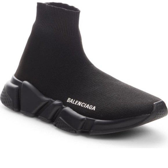 Balenciaga Sock Shoe Black on Black - Picture 6 of 12